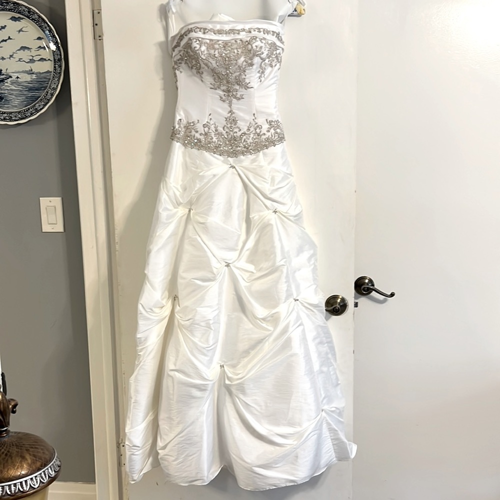 Cinderella Wedding Dress w/Veil and shawl